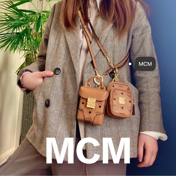 MCM Tan Mini Berlin Bag - Picture 10 of 10